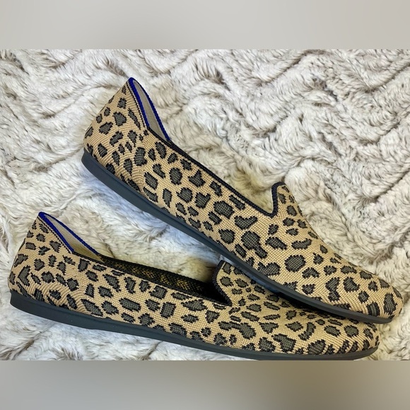 Rothy's The Loafer Spotted Leopard Print  Round Toe Slip On 
Women’s Size 7.5 - Picture 5 of 10